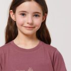 Tshirt Enfant Bio Fille Baleine Hibiscus