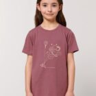 Tshirt Enfant Bio Fille Rêve Hibiscus