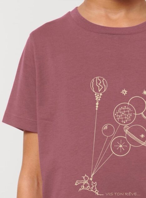 Tshirt Enfant Bio Garçon Rêve Hibiscus