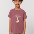 Tshirt Enfant Bio Garçon Save The World Hibiscus