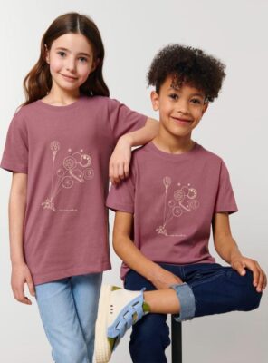 Tshirt Enfant Bio Rêve Hibiscus