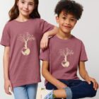 Tshirt Enfant Bio Save The World Hibiscus