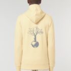 Veste Bio Unisex Save The World Jaune Pastel