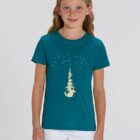 Tshirt Enfant Bio Fille Sky Totem Océan